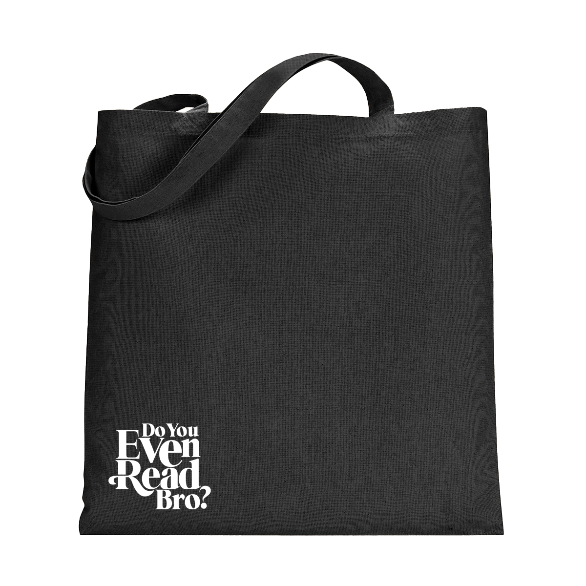 DYERB "Do You Even Read Bro?" Black Tote Bag