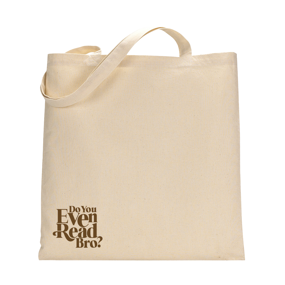 DYERB "Do You Even Read Bro?" Tan Tote Bag