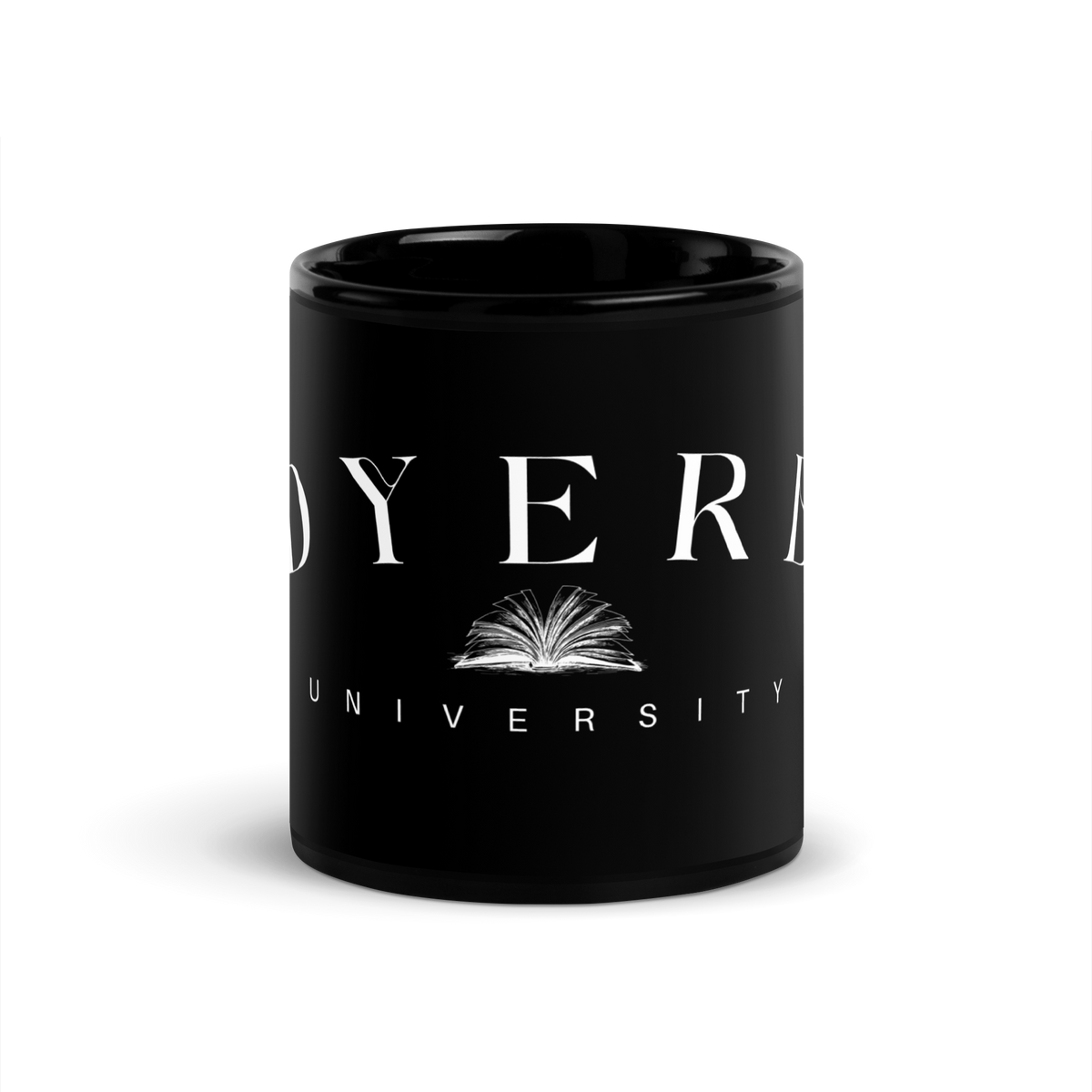 Black DYERB signature Glossy Mug