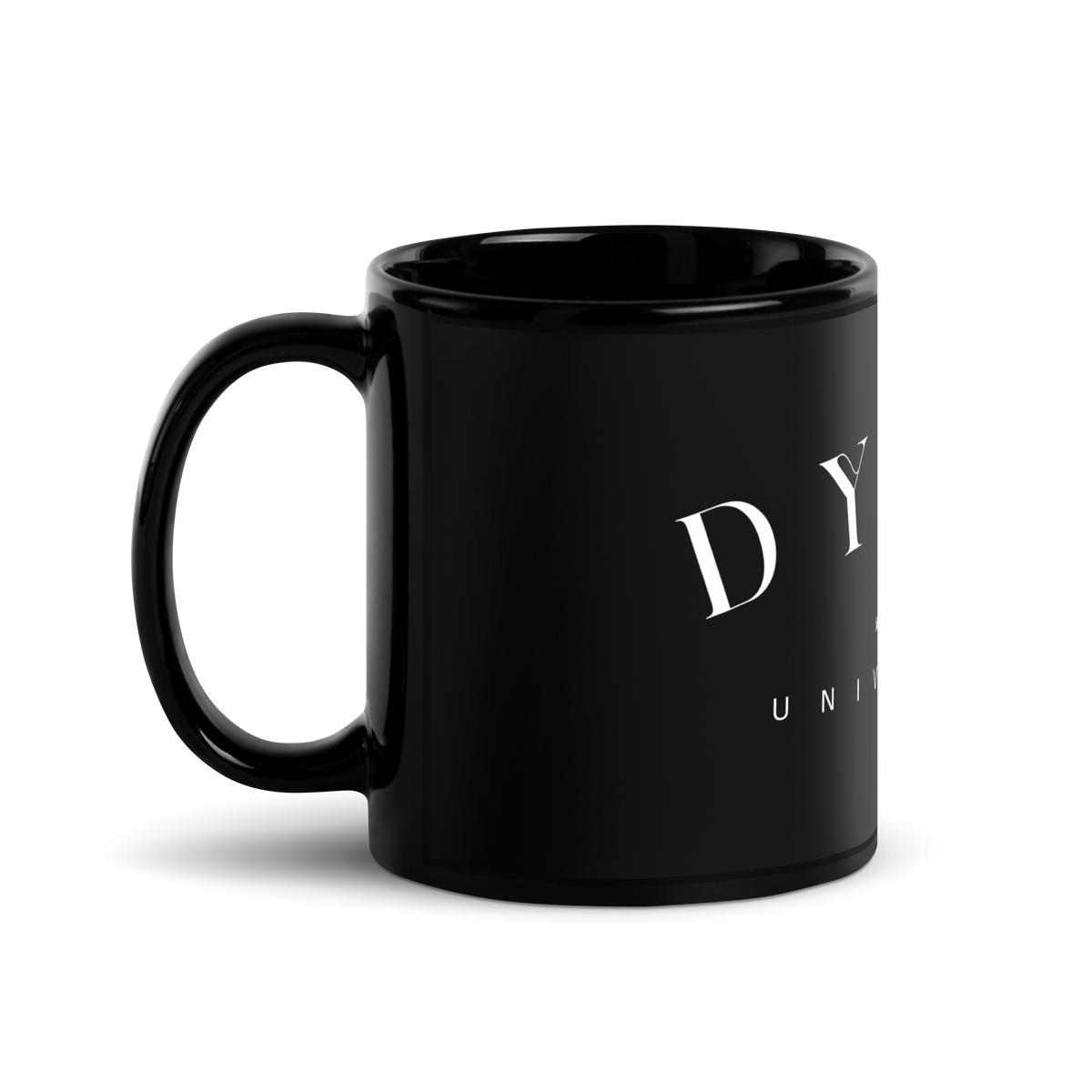 Black DYERB signature Glossy Mug