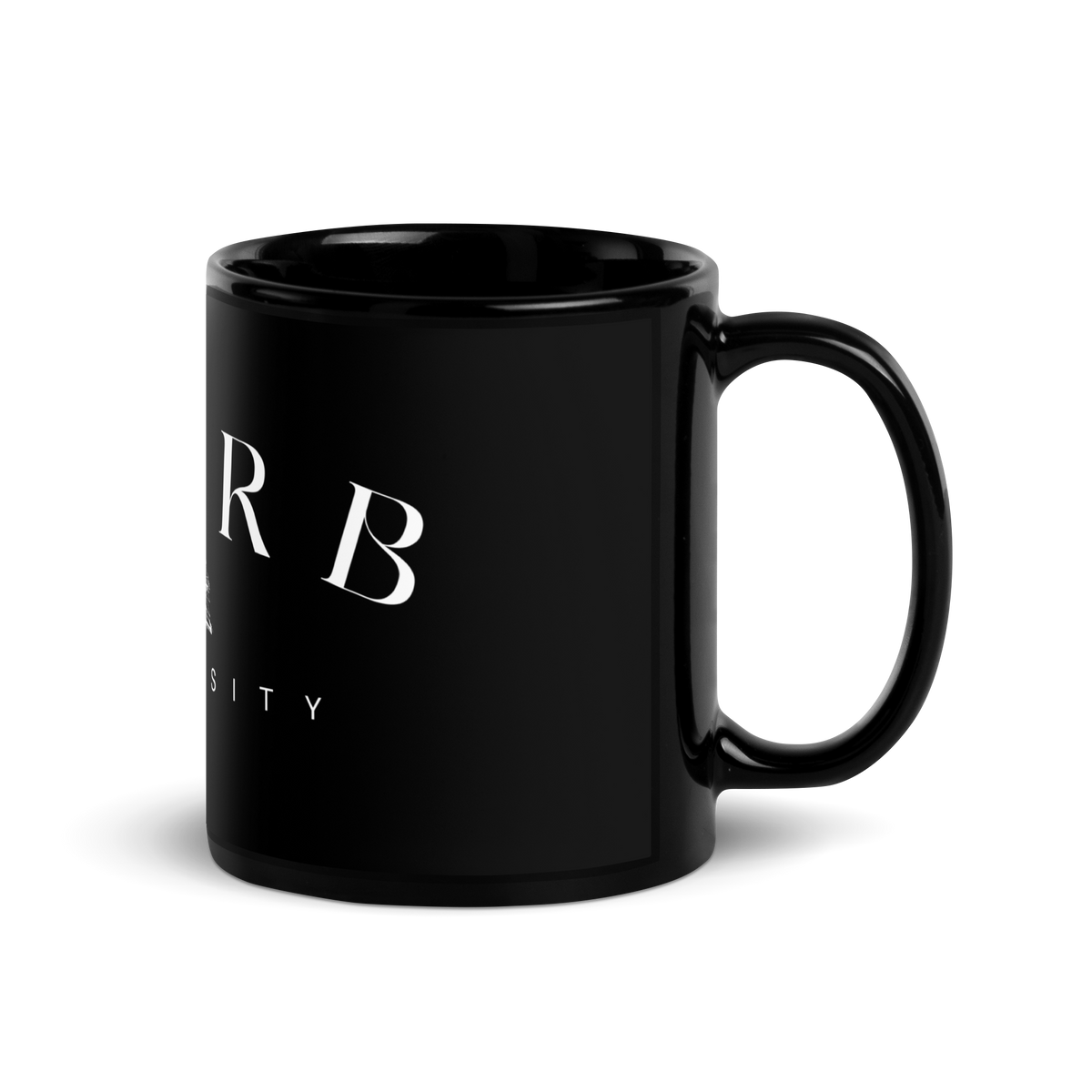 Black DYERB signature Glossy Mug