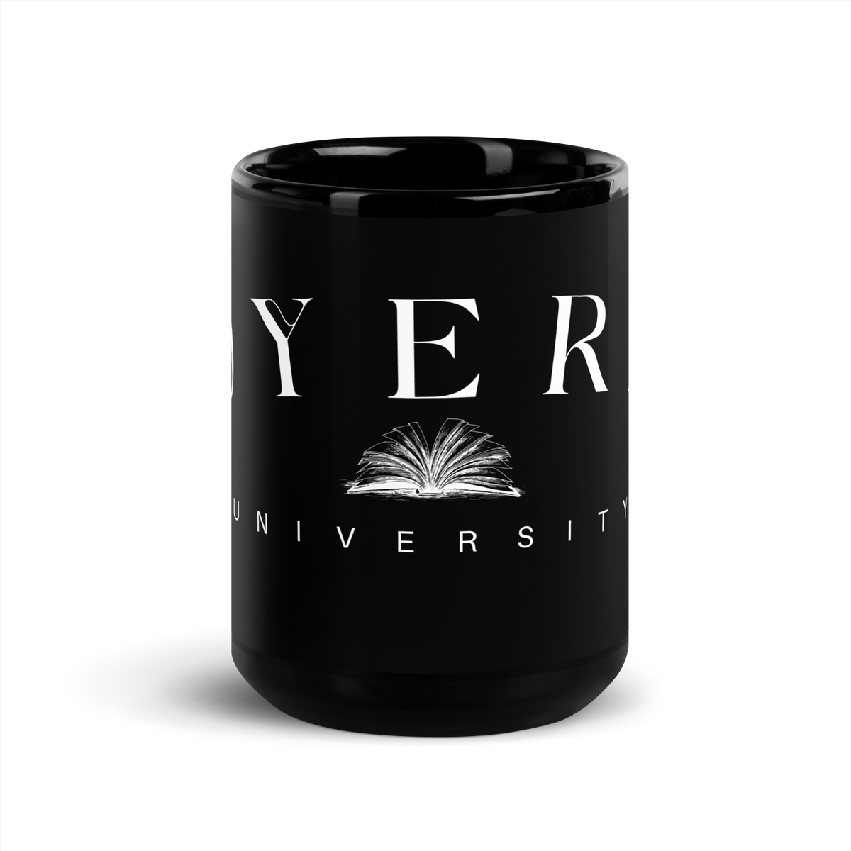 Black DYERB signature Glossy Mug