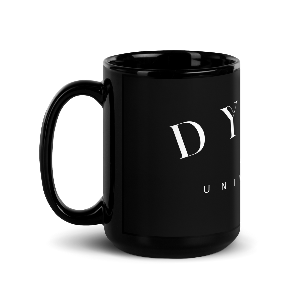 Black DYERB signature Glossy Mug