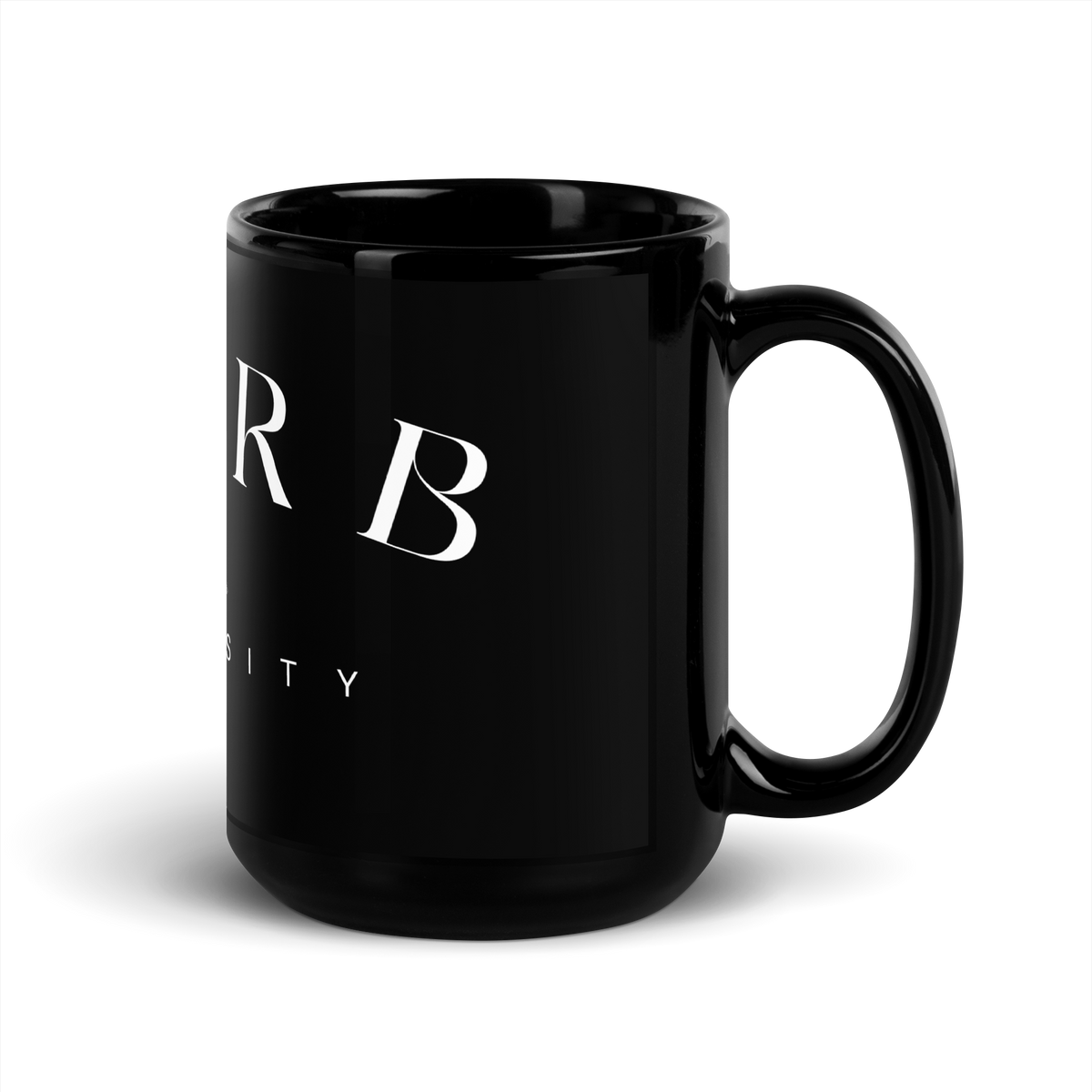 Black DYERB signature Glossy Mug