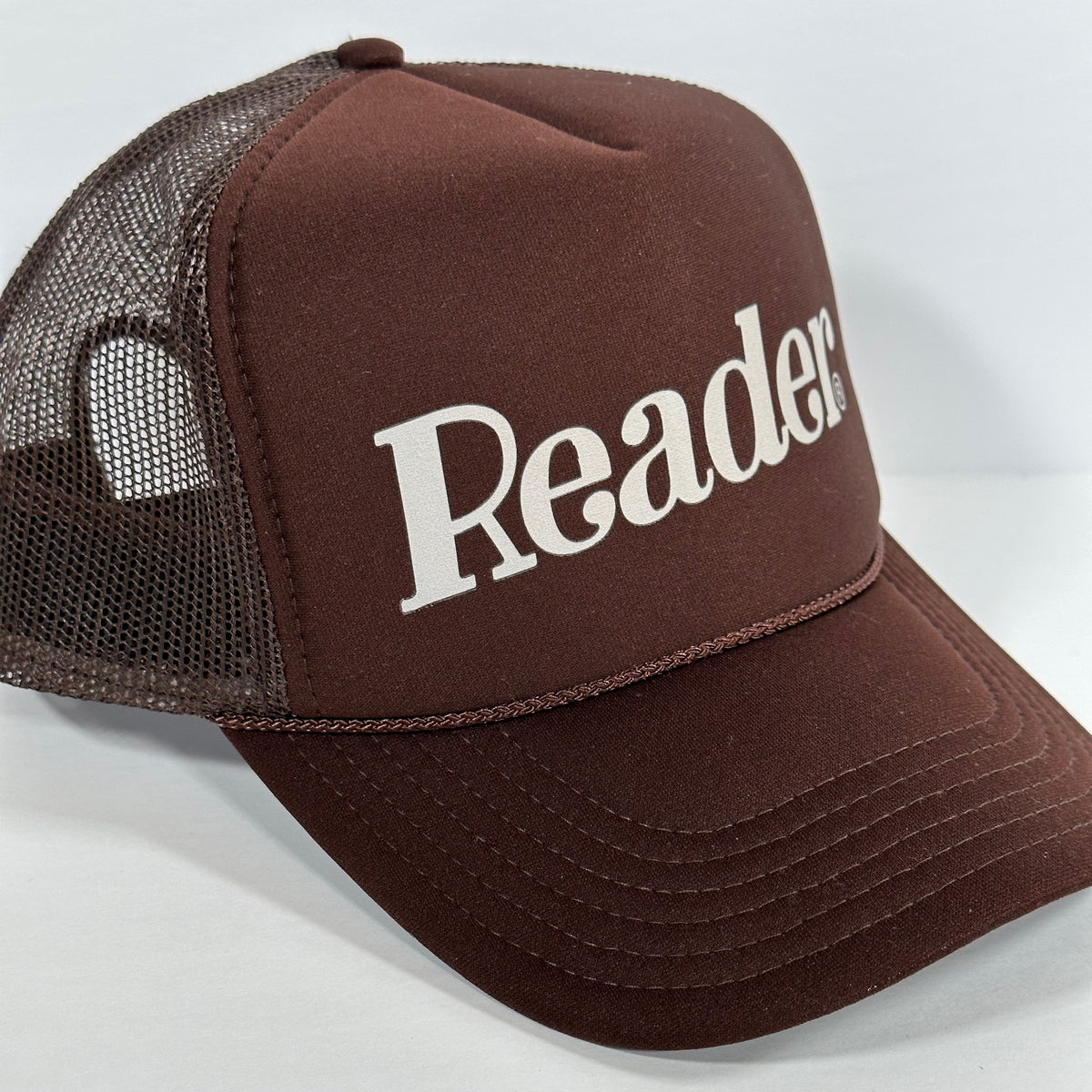 "Reader" Brown Trucker by DYERB