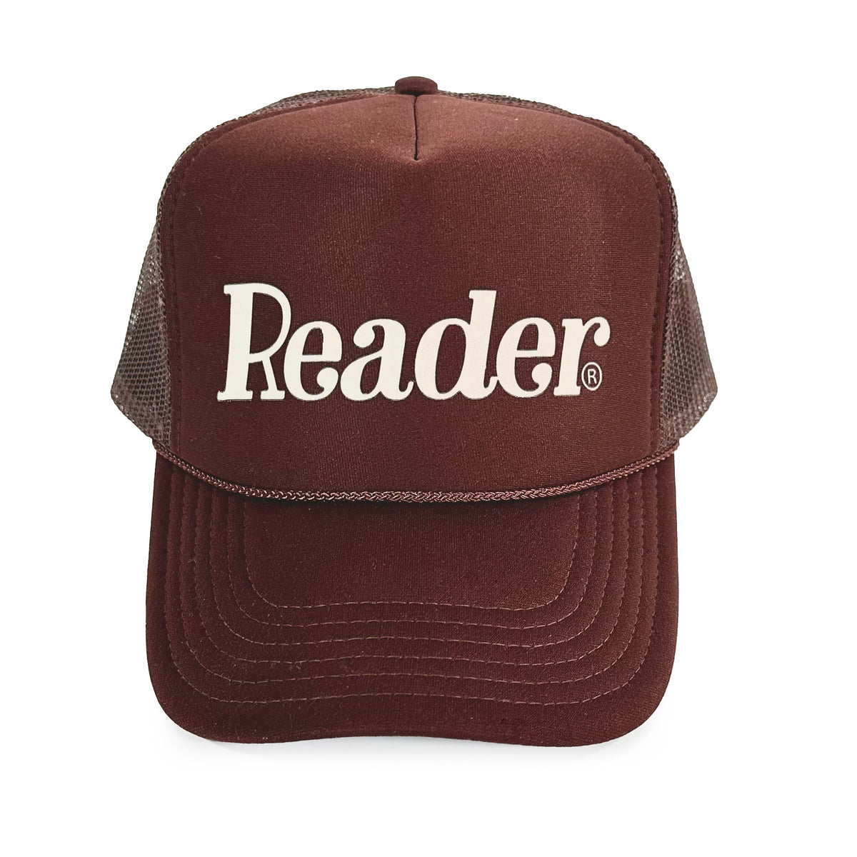 "Reader" Brown Trucker by DYERB